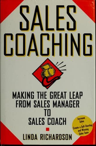 Cover of Sales coaching by Linda Richardson