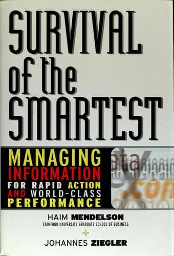 Cover of Survival of the Smartest by Haim Mendelson