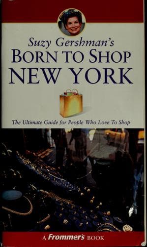 Cover of Suzy Gershman's born to shop New York by Suzy Gershman