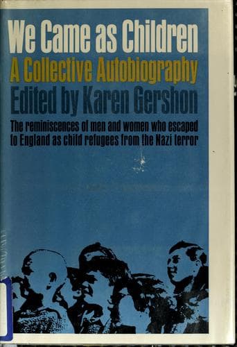 Cover of We came as children by Karen Gershon