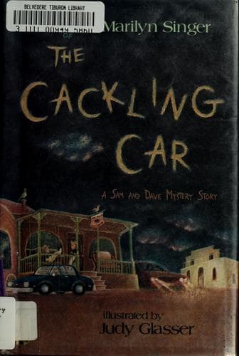 Cover of The case of the cackling car by Marilyn Singer