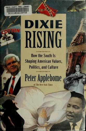 Cover of Dixie rising by Peter Applebome