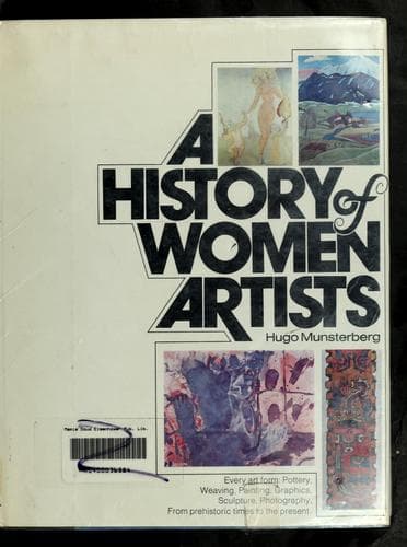 Cover of A history of women artists by Hugo Munsterberg