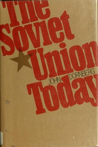 Cover of The Soviet Union today by John Dornberg