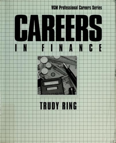 Cover of Careers in finance by Trudy Ring