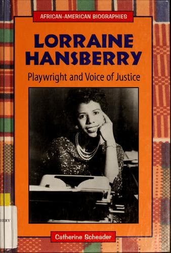 Cover of Lorraine Hansberry by Catherine Scheader