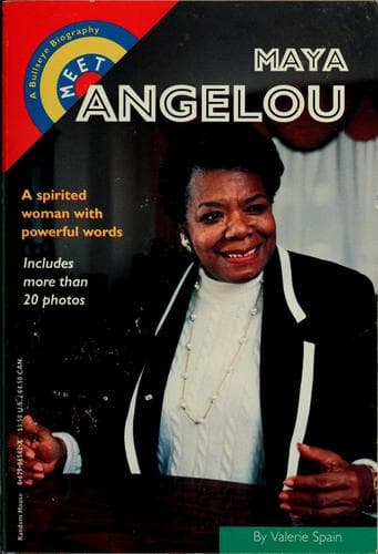 Cover of Meet Maya Angelou by Valerie Spain