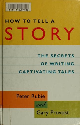 Cover of How to tell a story by Peter Rubie