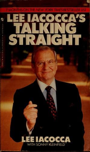 Cover of Talking straight by Lee A. Iacocca