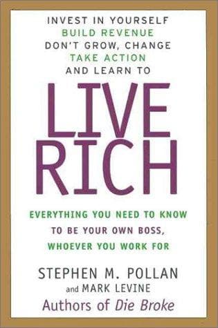 Cover of Live rich by Stephen M. Pollan