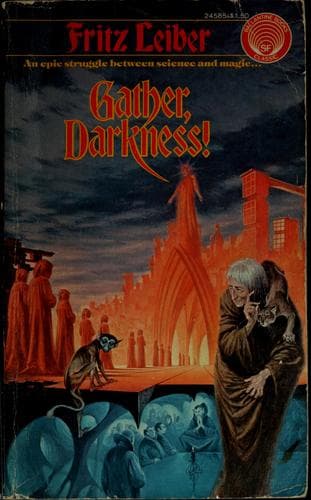 Cover of Gather, darkness! by Fritz Leiber