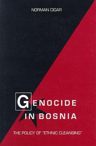 Cover of Genocide in Bosnia by Norman L. Cigar