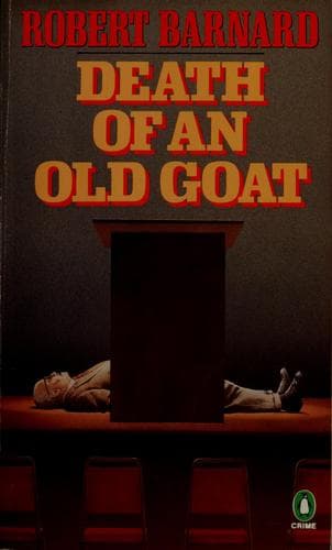 Cover of Death of an old goat by Robert Barnard