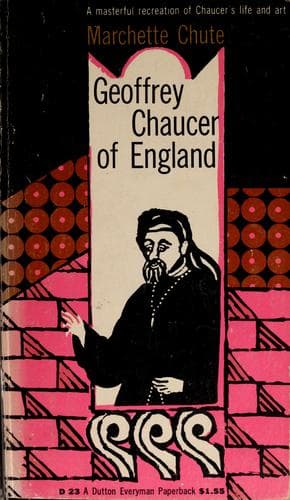 Cover of Geoffrey Chaucer of Engand by Marchette Gaylord Chute