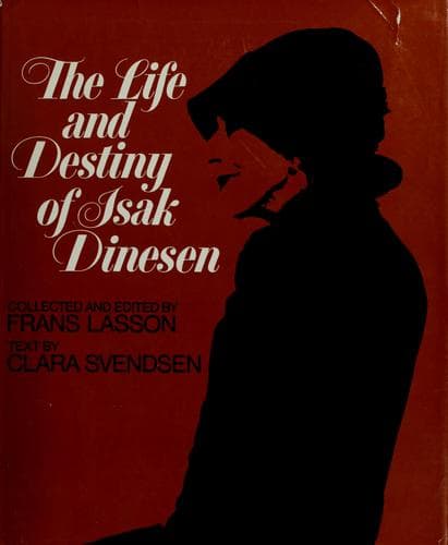 Cover of Karen Blixen: en digterskæbne i billeder by Frans Lasson
