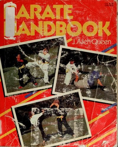 Cover of Karate handbook by J. Allen Queen