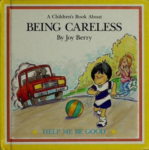 Cover of Being careless by Joy Berry