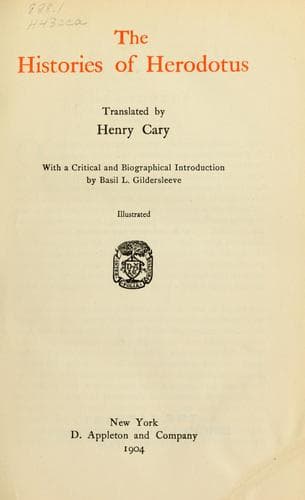 Cover of The Histories by Herodotus