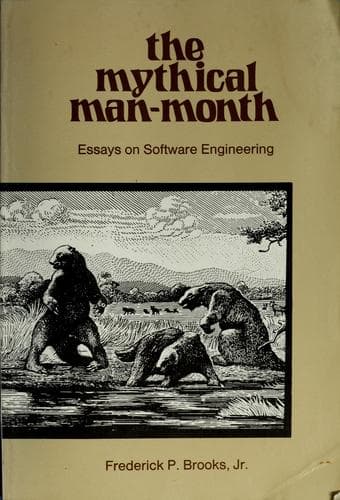 Cover of The Mythical Man-Month by Frederick P. Brooks