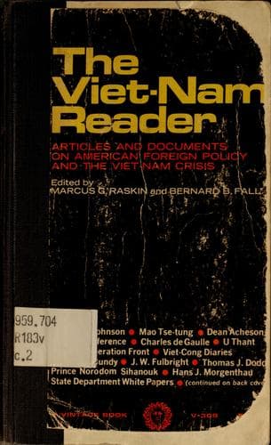 Cover of The Viet-Nam reader by Marcus G. Raskin