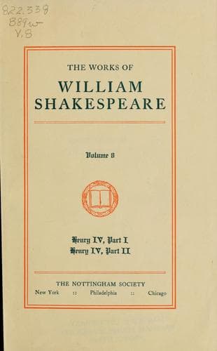 Cover of King Henry IV, Part 1 by William Shakespeare