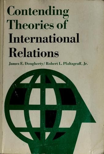 Cover of Contending theories of international relations by Dougherty, James E
