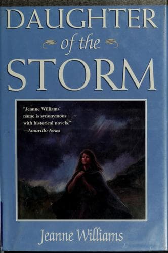 Cover of Daughter of the Storm by Jeanne Williams