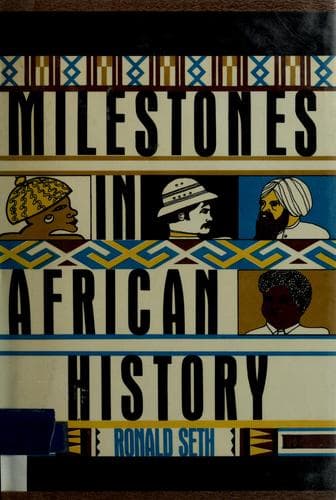 Cover of Milestones in African history by Ronald Seth