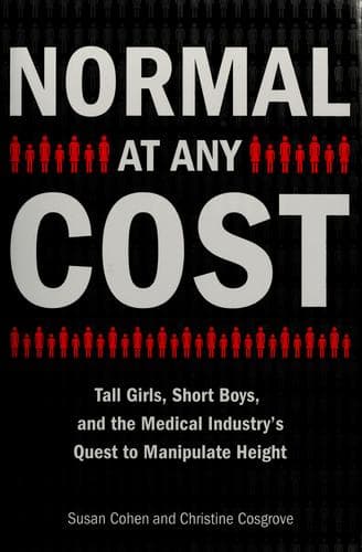 Cover of Normal at any cost by Christine Cosgrove