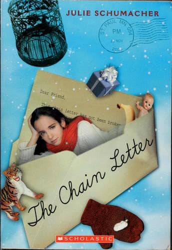 Cover of The chain letter by Julie Schumacher
