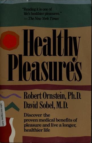 Cover of Healthy pleasures by Robert Ornstein