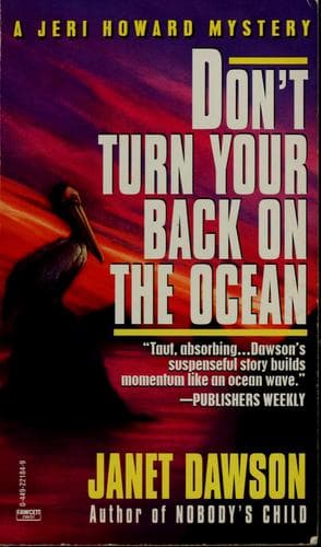 Cover of Don't turn your back on the ocean by Janet Dawson
