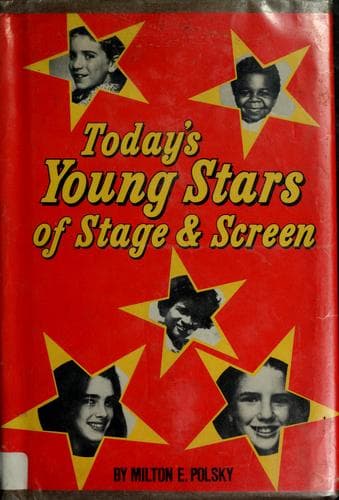 Cover of Today's young stars of stage and screen by Milton E. Polsky