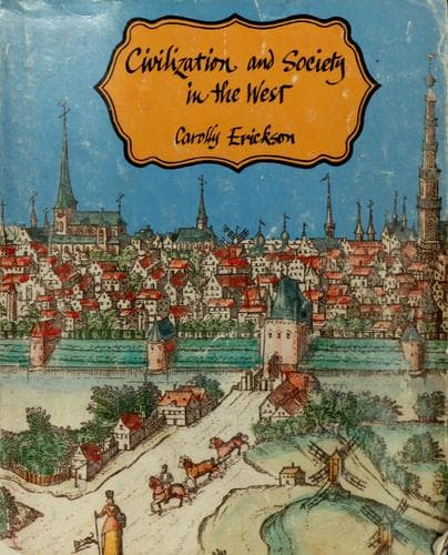 Cover of Civilization and Society in the West by Carolly Erickson