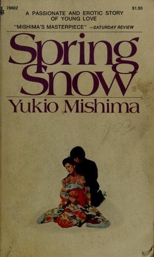 Cover of Spring Snow by Yukio Mishima