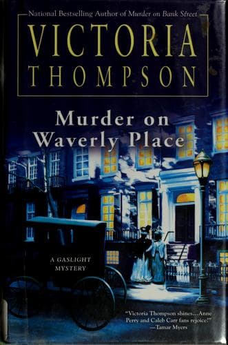 Cover of Murder on Waverly Place by Victoria Thompson