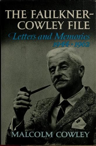 Cover of The Faulkner-Cowley file by Malcolm Cowley