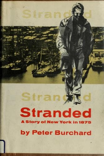 Cover of Stranded, a story of New York in 1875 by Peter Burchard