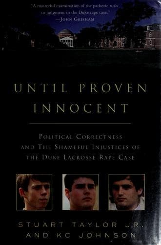 Cover of Until proven innocent by Stuart Taylor