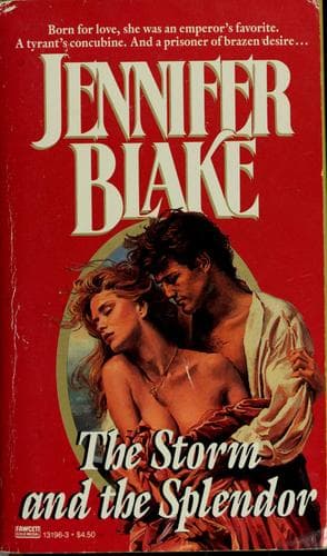 Cover of The Storm and the Splendor by Jennifer Blake