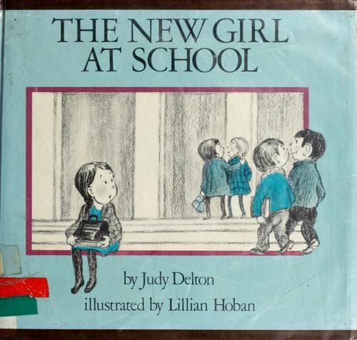 Cover of The new girl at school by Judy Delton
