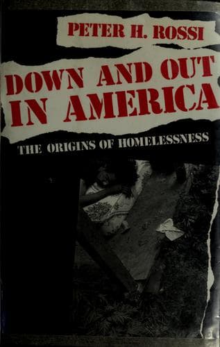 Cover of Down and out in America by Rossi, Peter Henry