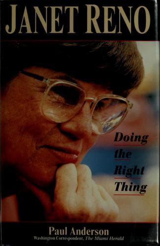 Cover of Janet Reno by Anderson, Paul