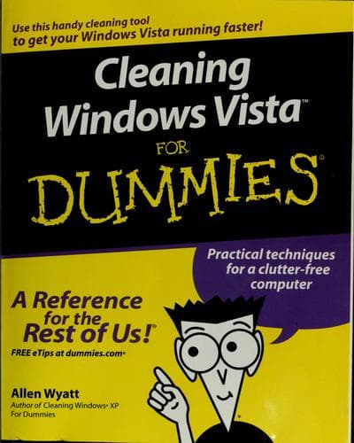 Cover of Cleaning Windows Vista for dummies by Allen Wyatt