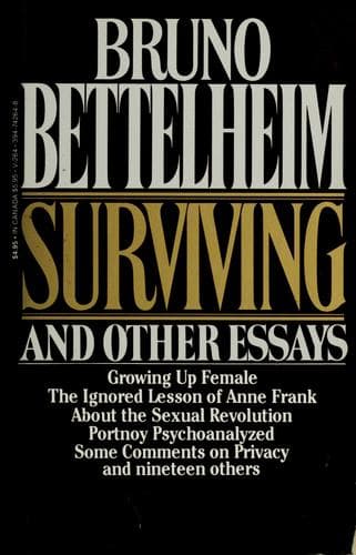 Cover of Surviving, and other essays by Bruno Bettelheim