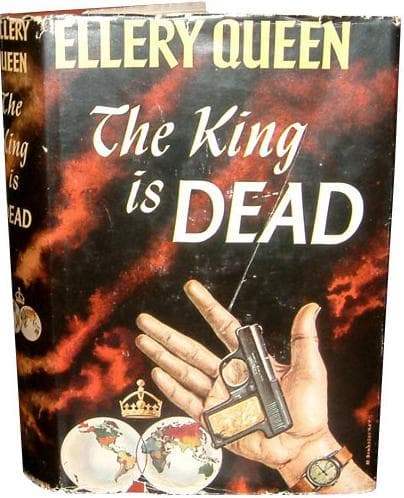 Cover of The King is Dead (Mentor Books) by Ellery Queen
