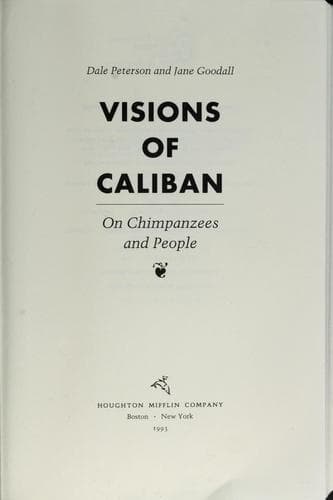 Cover of Visions of Caliban by Dale Peterson
