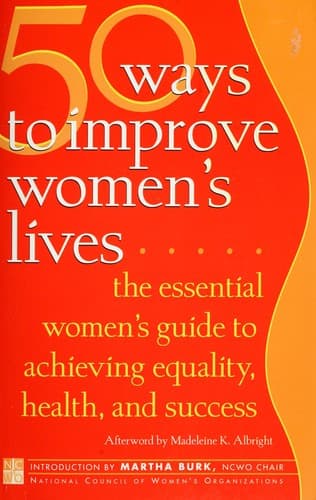 Cover of 50 ways to improve women's lives by National Council of Women's Organizations