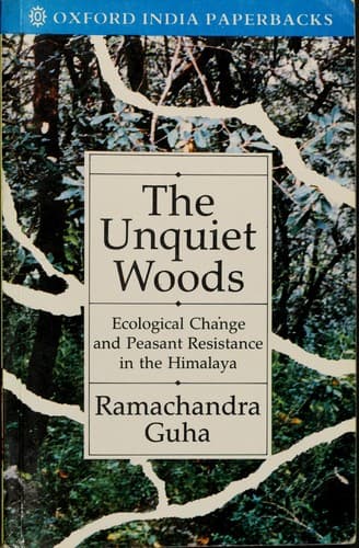 Cover of The unquiet woods by Ramachandra Guha