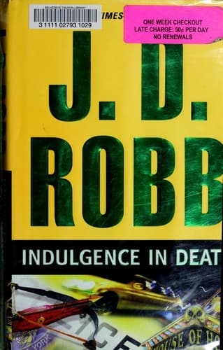 Cover of Indulgence in Death by J.D. Robb